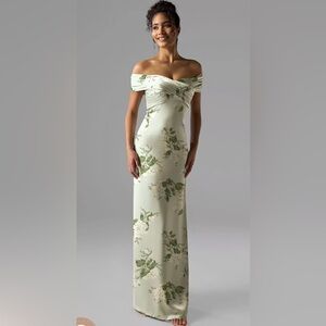 AW Meghan Dress in Sage Garden Party